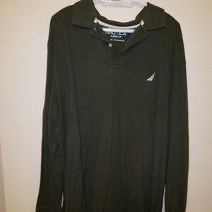 Nautica Men's Long Sleeve Polo - XXL